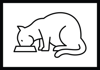 cat sketch pictures for kids coloring pages