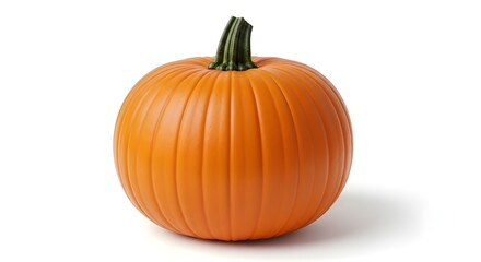 Obraz premium Harvest pumpkin perfect for autumn projects and seasonal designs, vibrant and fresh