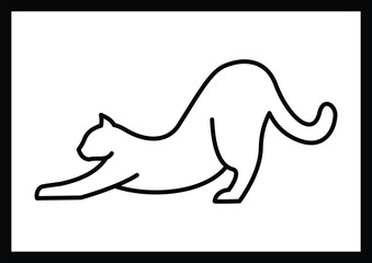 cat sketch pictures for kids coloring pages