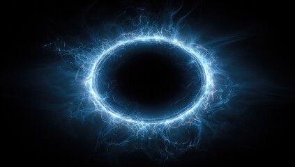 Obraz premium Abstract circular energy field