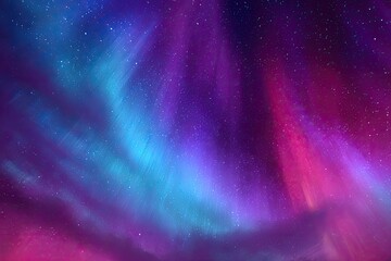 Vibrant aurora borealis display