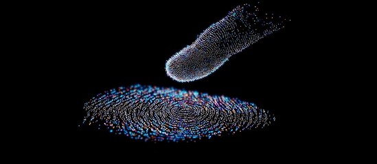 Abstract fingerprint, digital representation