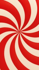 Vibrant red spiral pattern