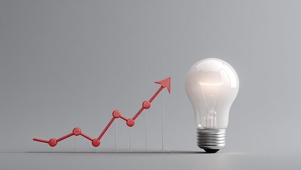 Growing idea, upward trend