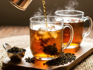 "Steaming Tea Infusion"