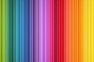 Obraz premium Vibrant vertical rainbow stripes