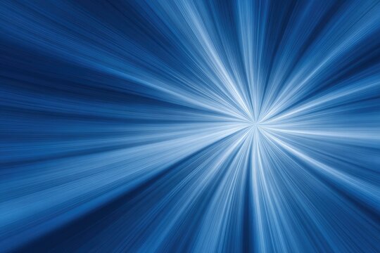 Abstract blue radial burst