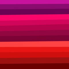 Abstract background with horizontal gradient stripes in shades of pink, magenta, red, and burgundy