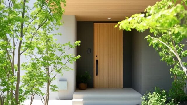 住宅イメージ　モダンな一戸建ての動画