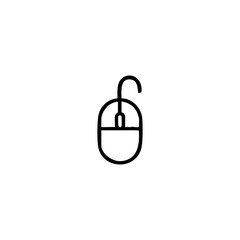 Person icon, simple line drawing on white background