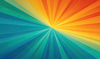 Fototapeta premium Radial color gradient background