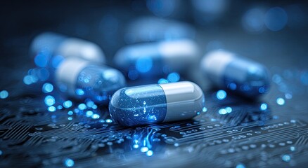 Digital pills on circuit board