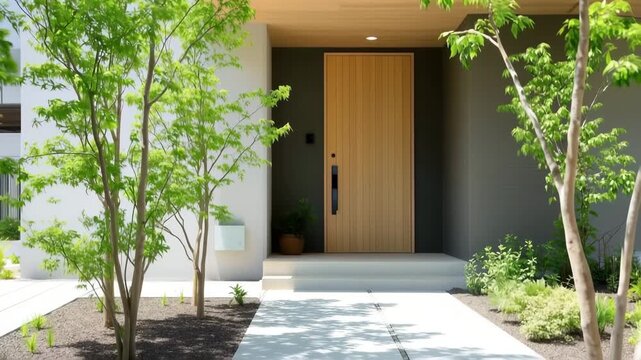 住宅イメージ　モダンな一戸建ての動画