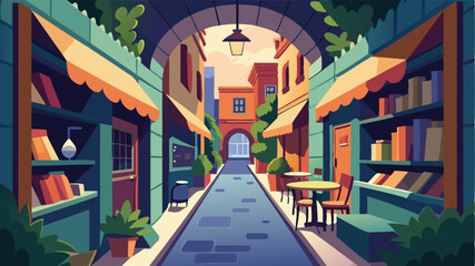 A secret escape from the chaos of the city this alleyway is lined with quaint cafes and bookstores inviting you to stop for a moment of peace.