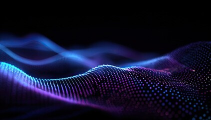 Abstract digital wave pattern (4)