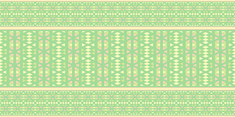 Seamless floral pattern with green leaves on abstract vintage background for fabric and wallpaper design