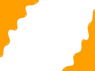 Wavy cheese background. Yellow cheese drops. Wavy background concept. Melted cheese background.