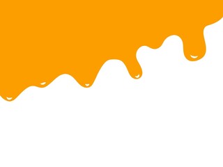 Wavy cheese background. Yellow cheese drops. Wavy background concept. Melted cheese background.