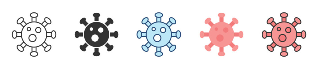 Pathology Icon Set Multiple Style Collection