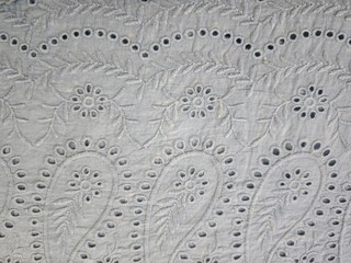 lace doily on white