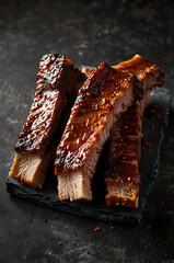 Pulled Beef Rib with Sticky Glaze