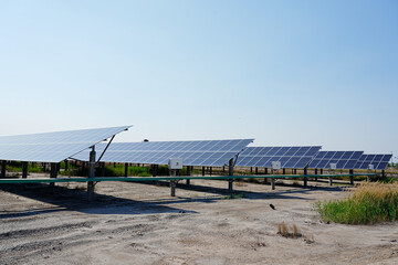 Solar panels green energy light energy