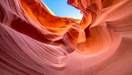 Obraz premium Stunning sandstone canyon walls