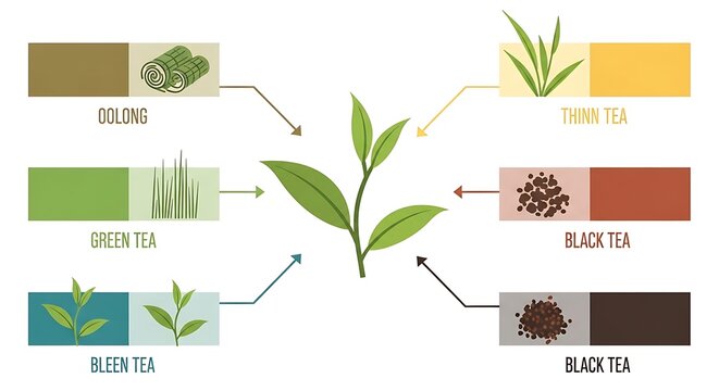 Tea Type Infographic.