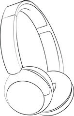 Sleek Modern Over-Ear Headphones Design