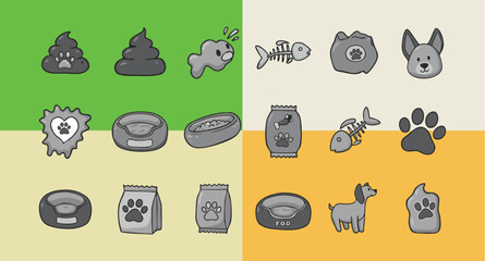 Children’s Animal Character Set – Playful and Minimalist