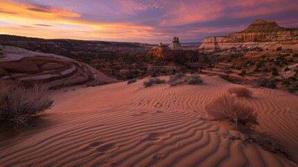 Colorful Sky Landscapes: Morning Sunrise Clouds, Evening Dusk Hills & Red/Orange Sunset Desert Beauty