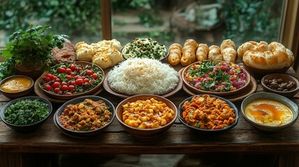 Long Table Feast Under Festive Marigold Arches