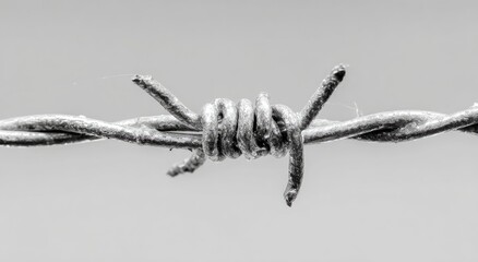 Close-up of barbed wire (1)