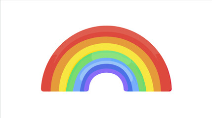 Colorful rainbow design
