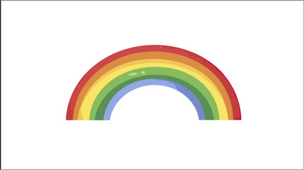 Colorful rainbow illustration