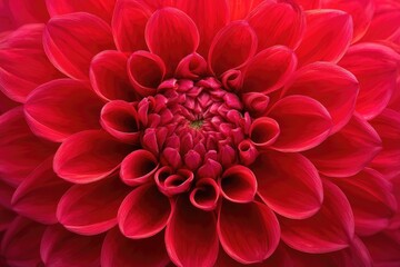 Close-up of a vibrant red dahlia (5)