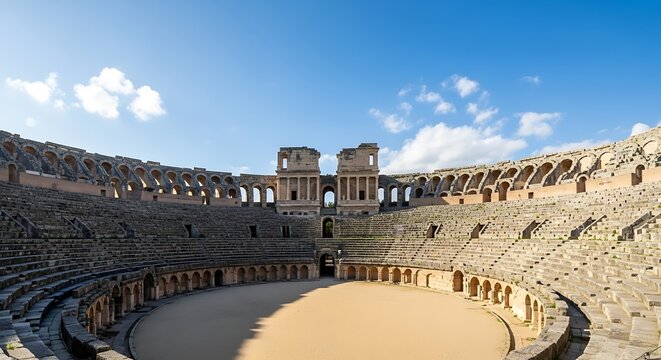Roman Amphitheater Ruins.