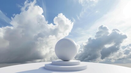 Blue Sky & Cloud Landscapes: Fluffy Cloudscapes, Summer Sunlight & Abstract Nature Beauty