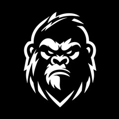King Gorilla Head Logo