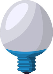 Light bulb illustration, represents ideas, innovation, electricity, and solutions.