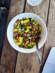 Vegan healthy living food