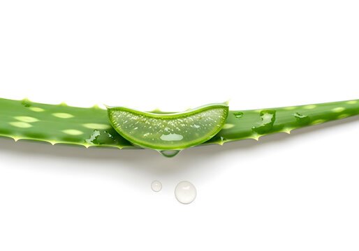 Aloe Vera Leaf with Gel Natural Healing and Skin Care Benefits