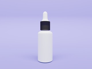 Dropper Bottle Skincare Packaging Mockup