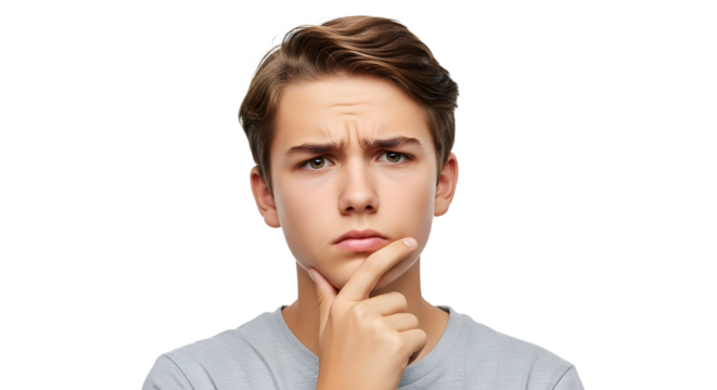 Confused Teen Expression