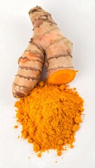 Turmeric root and powder (1)