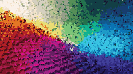 Colorful geometric mosaic abstract background