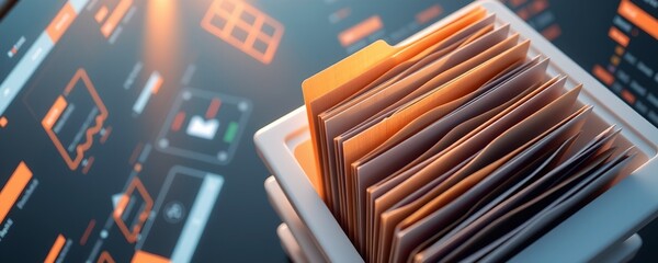 Modern Digital Workspace with Organized Data and Sunlight