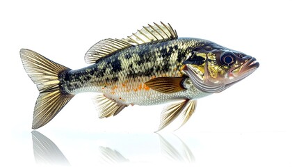 Profile view of a fish