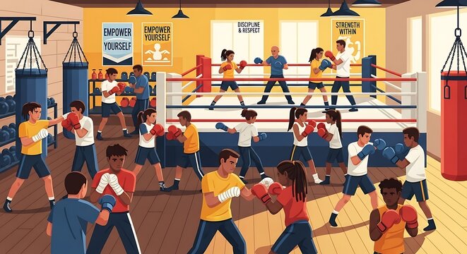 Boxing Class Training. (1)