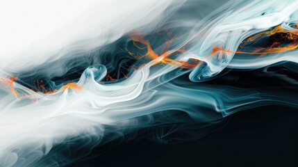 Abstract swirling colors design